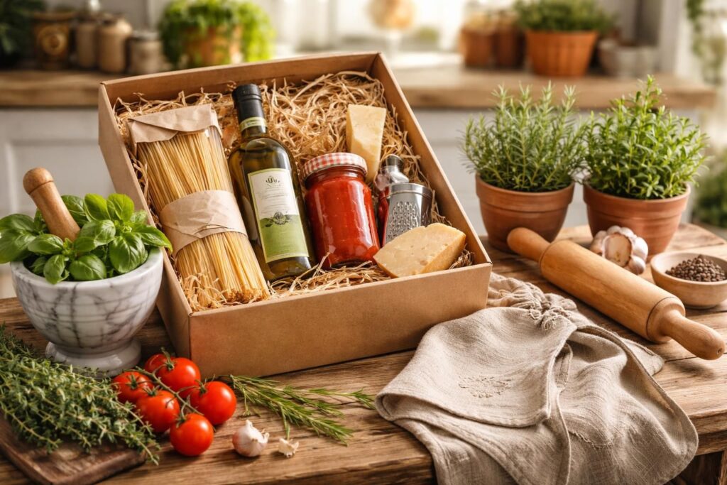 découvrez des idées de cadeau originales et savoureuses pour surprendre un amateur de cuisine italienne, entre accessoires, livres de recettes et ingrédients authentiques.