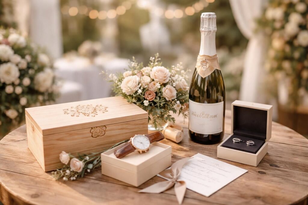 découvrez des idées originales et personnalisées pour choisir le cadeau parfait à offrir aux témoins de mariage et les remercier de manière mémorable.