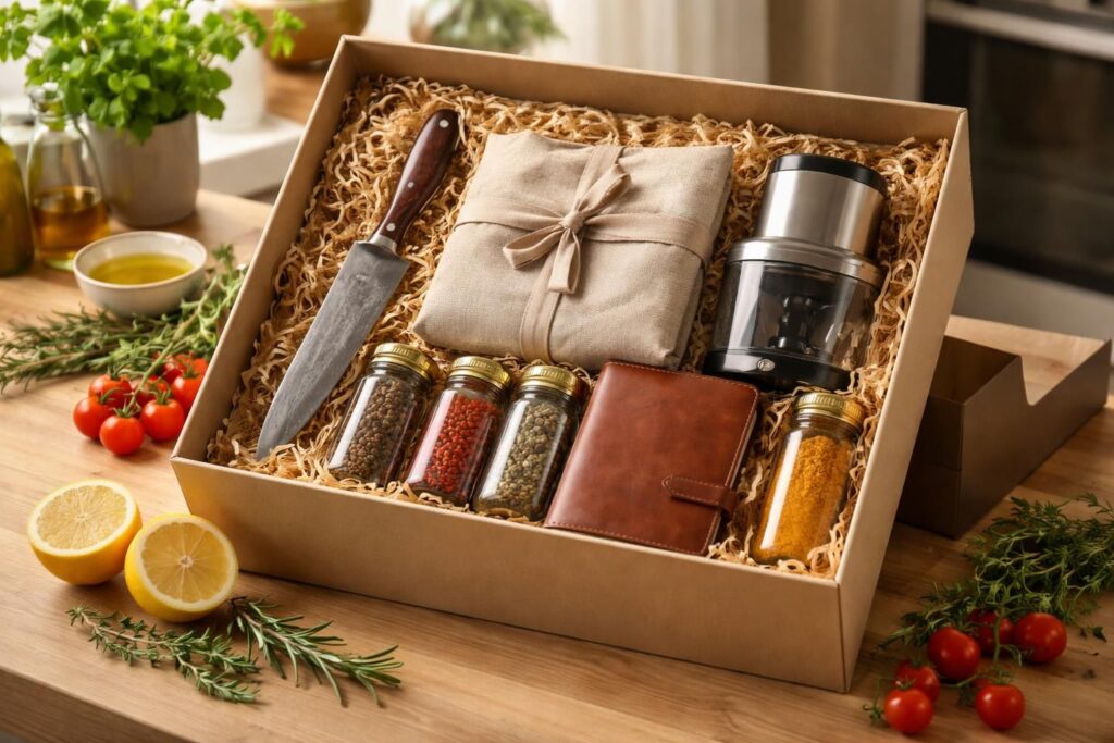 découvrez des idées de cadeaux surprenants et originaux pour ravir un amateur de cuisine passionné.