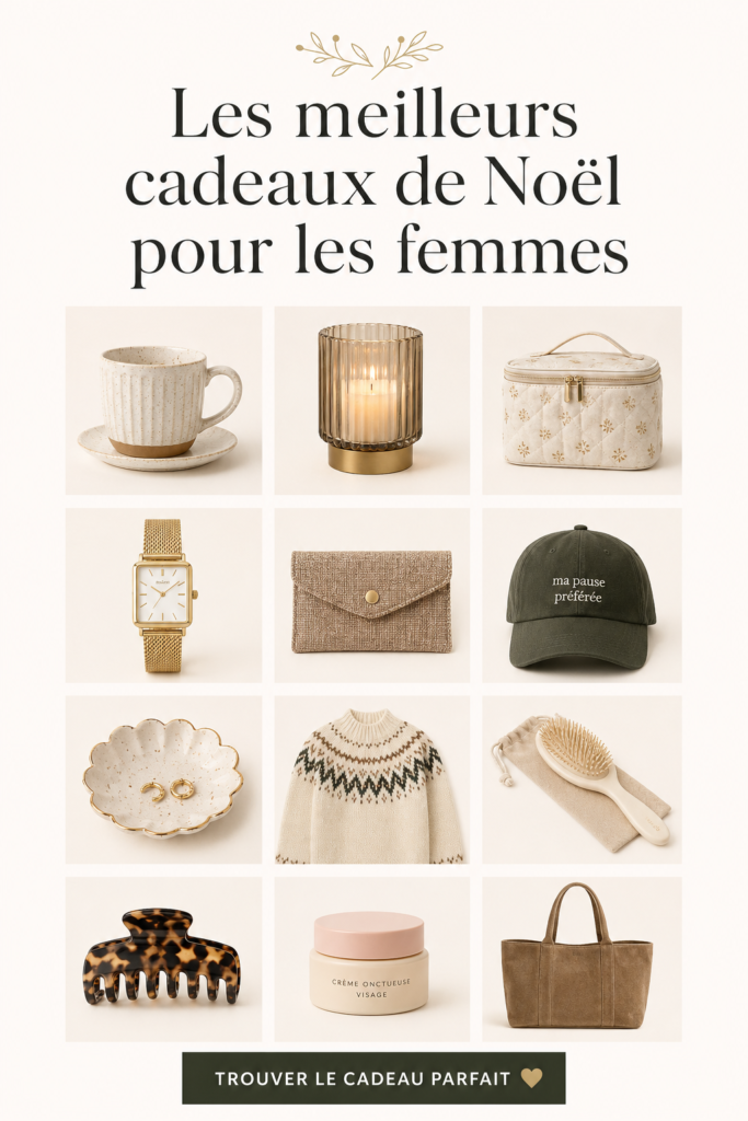 Cadeaux de Noël enveloppés avec soin, prêts à être offerts aux femmes chères.
