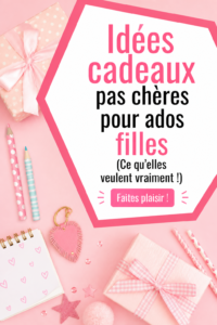 Une sélection de cadeaux pour adolescentes à prix abordables, incluant accessoires et idées créatives.