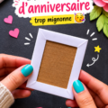 Cadeau d'anniversaire fait main décoré avec soin