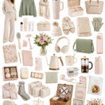 Image de divers cadeaux pratiques pour femmes modernes, incluant livres, bijoux et objets personnels.