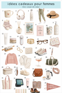 Sélection d'idées de cadeaux pratiques pour femmes