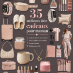 Image d'un cadeau soigneusement emballé pour un anniversaire de maman.