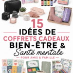 Panier cadeau bien-être rempli de produits apaisants