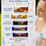 Plat de chocolats personnalisés avec différents assortiments pour un cadeau.