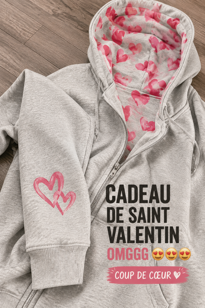 Un cadeau romantique soigneusement emballé pour la Saint-Valentin.