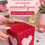 Couple heureux partageant un moment romantique lors de la Saint-Valentin
