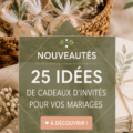 Un ensemble de cadeaux d'invités joliment présentés pour un mariage.