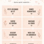 Un assortiment de coupons de réduction pour la Saint Valentin sur un fond romantique.