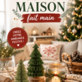 Une décoration de Noël maison avec des éléments naturels et faits main