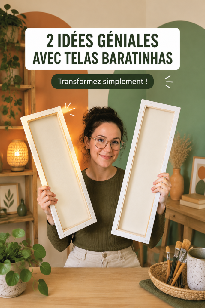 Deux exemples de décorations créatives et économiques pour embellir un intérieur.
