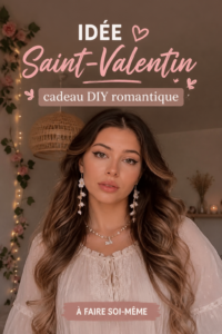 Couple célébrant la Saint-Valentin avec des décorations romantiques.
