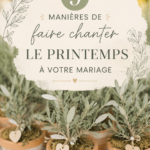 Un mariage printanier avec des décorations florales colorées