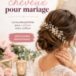 Accessoires cheveux élégants pour un mariage sur un fond neutre
