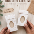 Boîte à savon personnalisée avec un design coloré et original