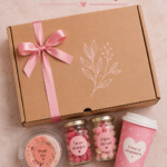 Cadeau original : caja sorpresa préparée pour la Journée de la Femme