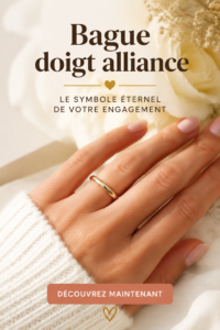 Bague en or avec pierres précieuses, symbole d'amour et d'occasion spéciale.