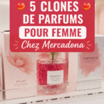 Sélection de clones de parfums pour femme disponibles chez Mercadona.