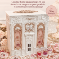 Un joli coffret floral rempli de fleurs colorées, parfait pour un cadeau.