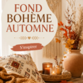 Une décoration bohème chaleureuse pour l'automne avec des éléments naturels