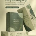 Emballages colorés et créatifs pour protections hygiéniques sur une table