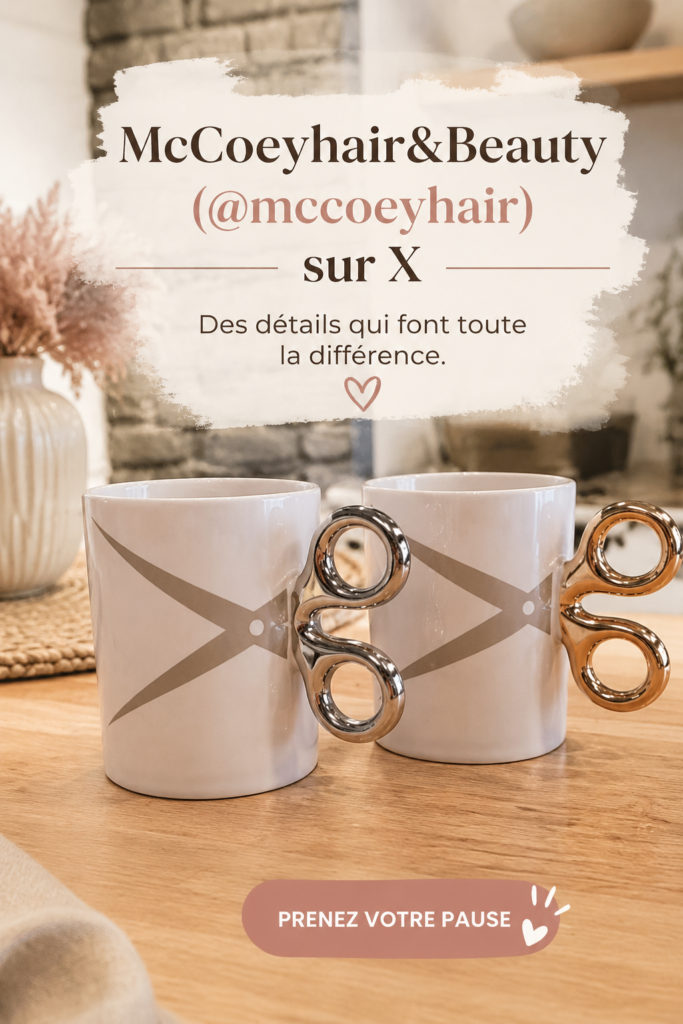 Un salon lumineux et accueillant de McCoeyhair, mettant en avant des stylistes professionnels à l'œuvre.