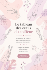Cadeaux essentiels pour coiffeurs, ciseaux, brosses et accessoires de coiffure.