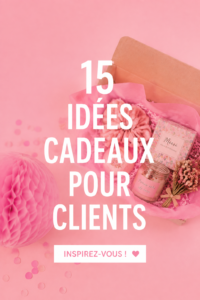 Sélection de cadeaux pratiques pour clients dans un cadre professionnel.