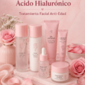 Kit de soin facial anti-âge à base de roses et d'acide hyaluronique
