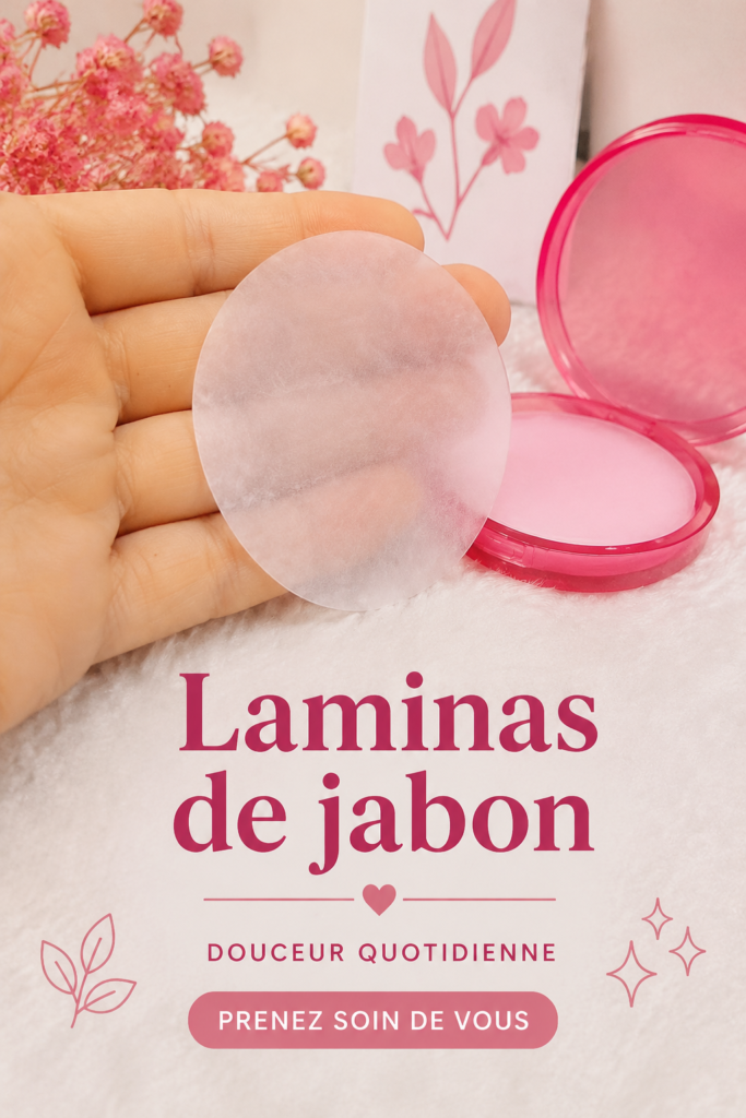 Lamines de savon élégamment présentées comme idées cadeaux