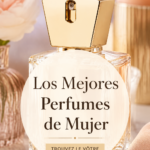 Sélection de parfums féminins pris en photo, mettant en avant des flacons élégants sur une table. Parfums pour idées cadeaux.