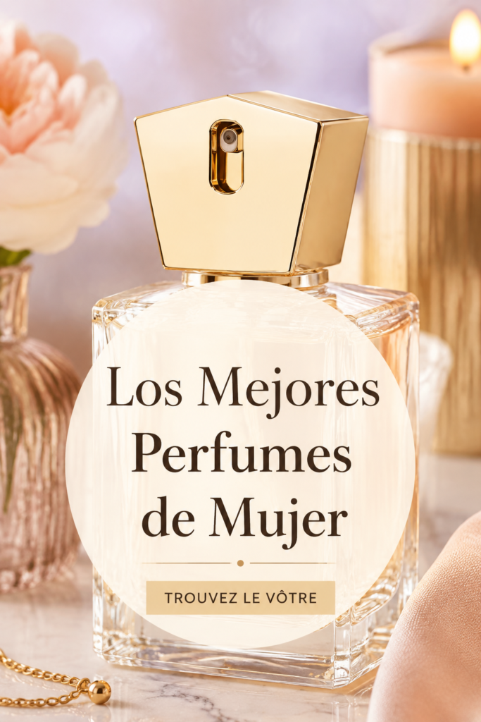 Sélection de parfums féminins pris en photo, mettant en avant des flacons élégants sur une table. Parfums pour idées cadeaux.