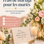 Un mariage célébré avec des décorations et des citations inspirantes
