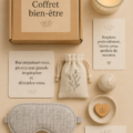 Femme se détendant avec un livre et une tasse de thé