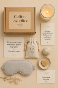 Femme se détendant avec un livre et une tasse de thé