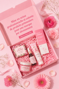 Un abonnement stylé avec des produits d'inspiration printanière.