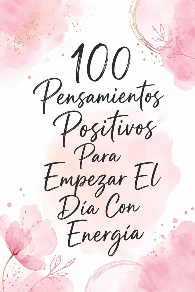 Femme souriante lisant des pensées positives le matin.