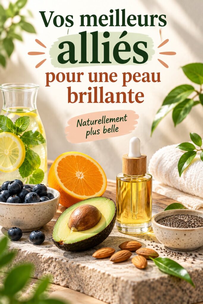 Produits de soins de la peau pour un éclat naturel