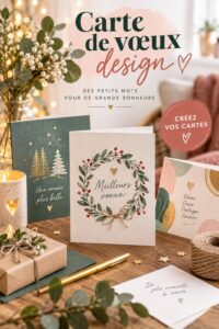 Une belle sélection de cartes de vœux au design moderne