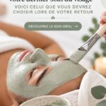 Femme recevant un soin du visage revitalisant dans un salon de beauté