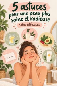 Femme appliquant une crème hydratante sur son visage, illustrant les astuces beauté pour une peau radieuse.