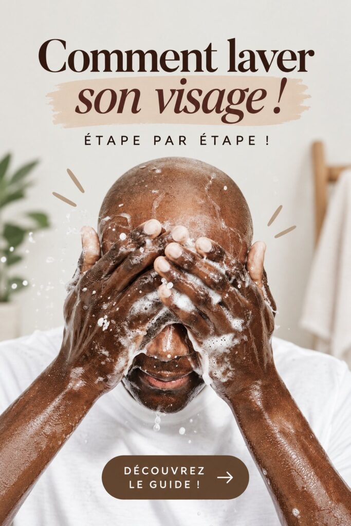 Femme se lavant le visage avec un nettoyant doux pour une peau éclatante