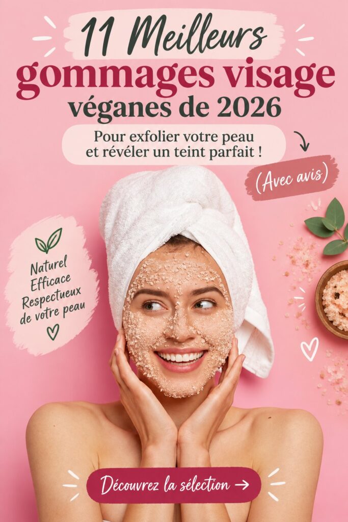 Gommage vegan pour une peau éclatante avec des ingrédients naturels