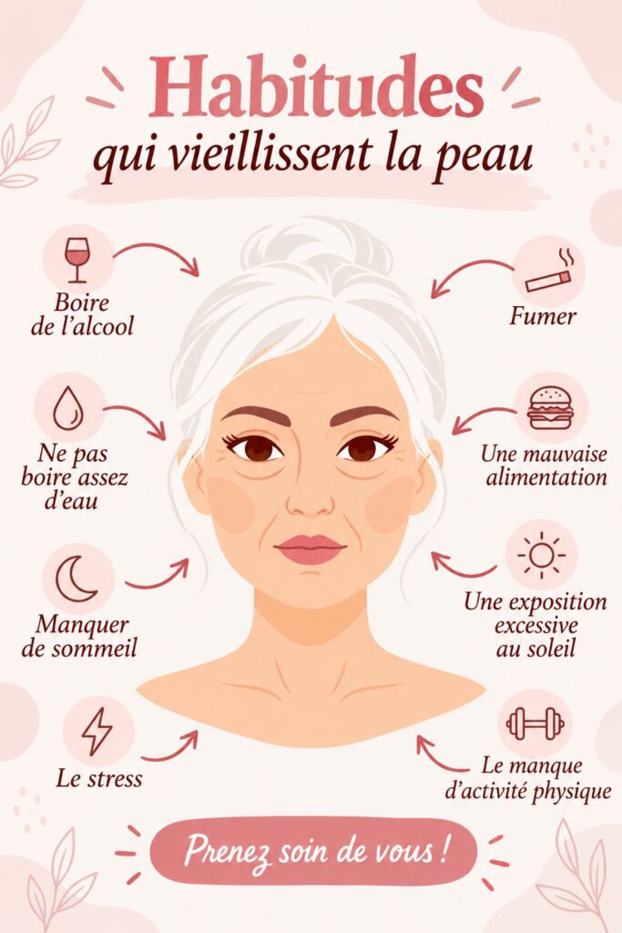 Femme souriante avec une peau éclatante, représentant une routine de soins efficace.