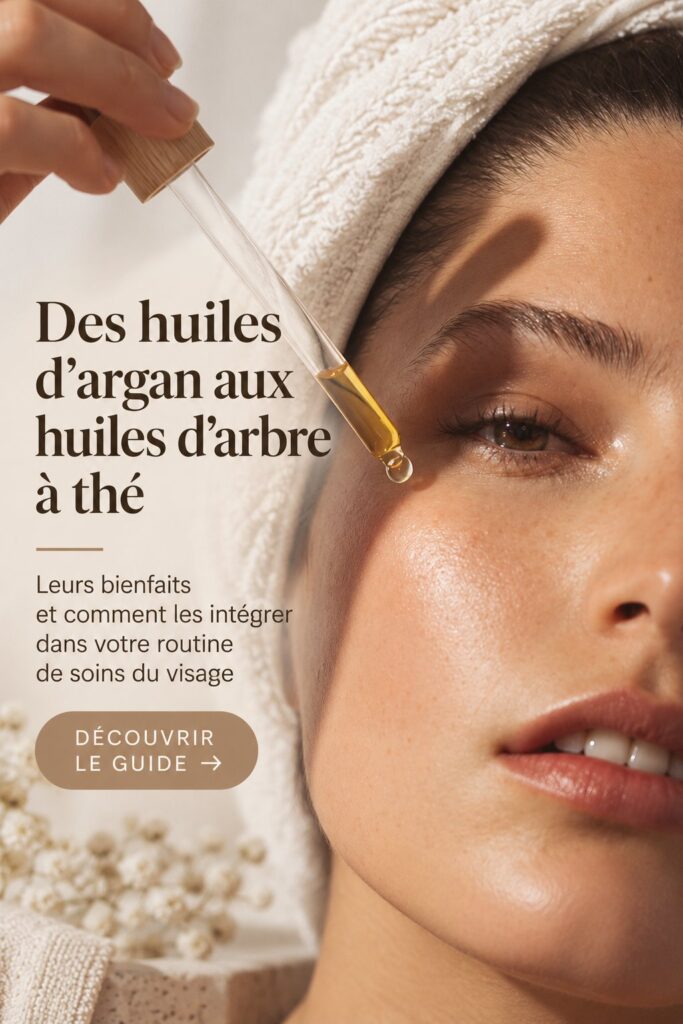 Flacon d'huile d'argan avec produit de beauté. Huiles pour le visage.
