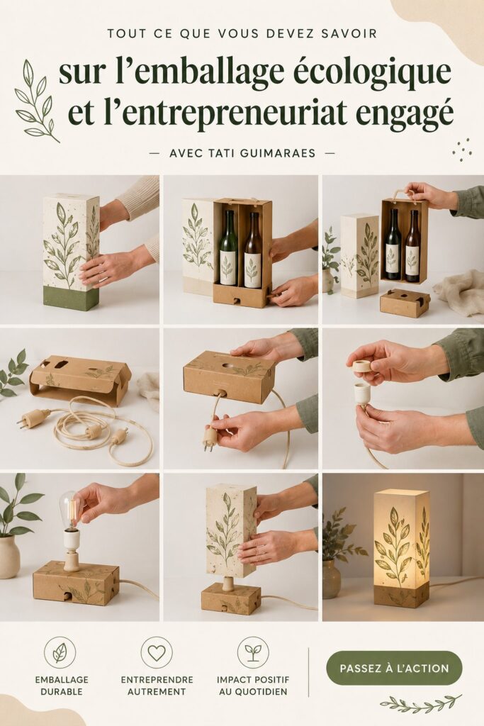 Un exemple de packaging écologique avec des matériaux durables