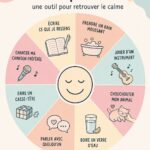 Une illustration de la roue des choix, un outil pratique pour retrouver la sérénité.