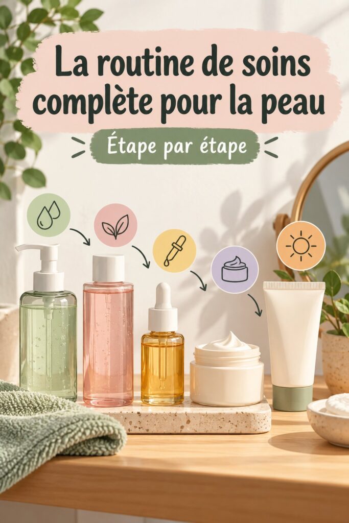 Femme appliquant une crème sur son visage dans une routine beauté idéale